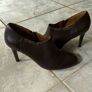 Coach Heel Boots. Genuine Leather. Size 9
